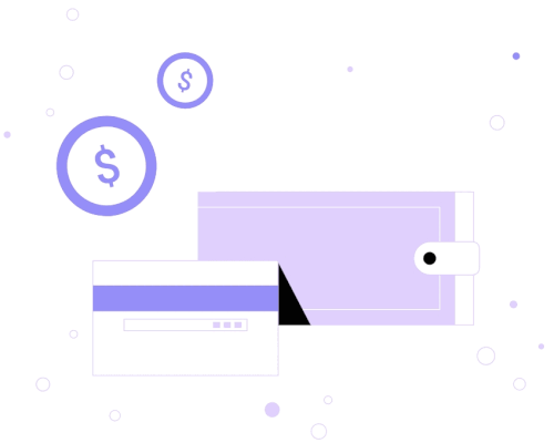 Animation of a digital wallet